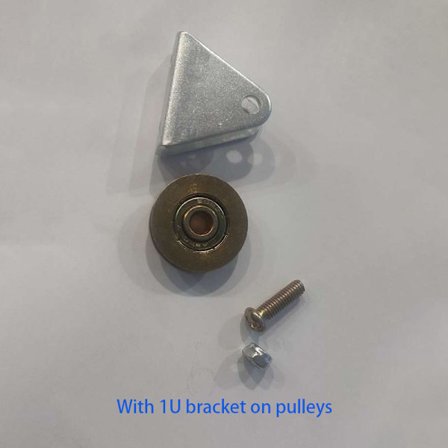 1 sæt beslag trisse wire reb fast rulle over-line hængende Wh