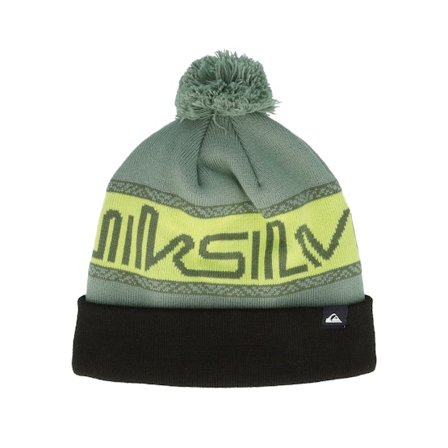 Quiksilver - Vert pom Bonnet - Summit Beanie Sea Spray Pom @ Hatstore