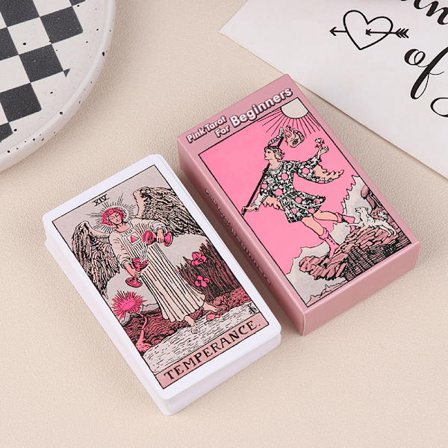 Pink Tarot For begyndere Neon Rider Decks In Box Tarotkort
