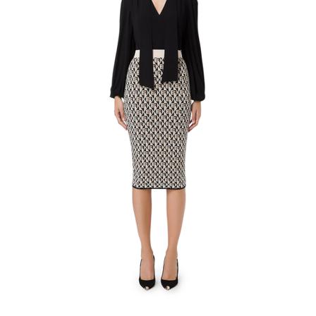 Elisabetta Franchi Kjol svart, Dam, Dam, Storlek: M