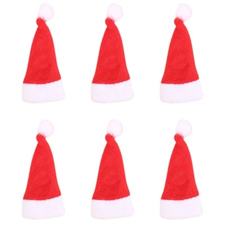 Kreativa julgodishatt Mini tomteluva Jul Xmas godis topp topplock Festival jul fest