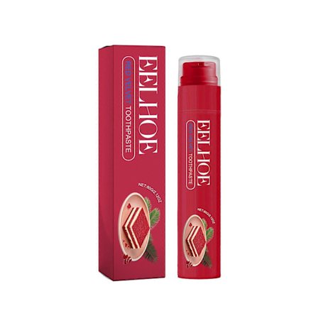 EELHOE frukt-smak (rød fløyel smak), renser tannflekker, frisk pust, s tenner