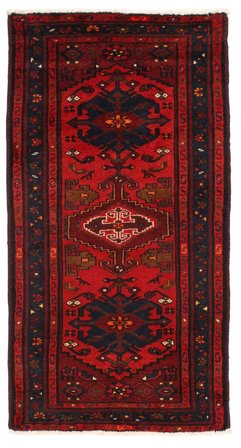 Hamadan Teppich 74X140 Wolle, Persien