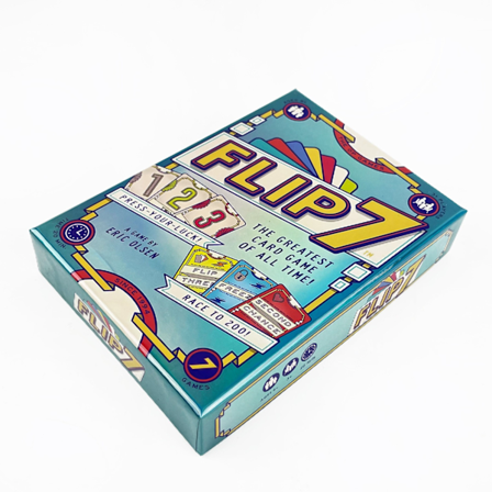Flip 7 | Partypelikorttipeli | 8+ vuotiaille | 3+ pelaajaa | 20+ minuuttia peliaikaa