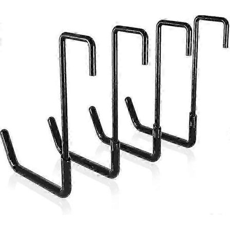 4-pack garagekrokar kraftiga stora krokar för upphängning Ingen borrning krävs Multifunktionella krokar för stege Cykelförvaring Takbjälkekrokar 