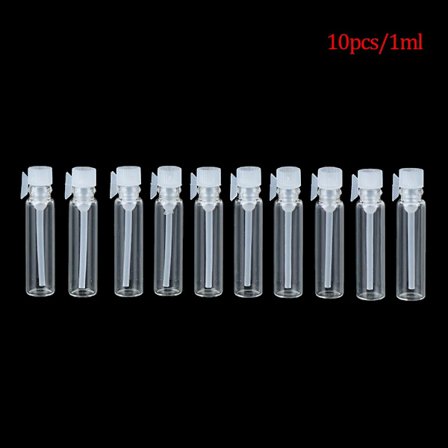 10 stk./parti Tomme Gjennomsiktige PE Lipgloss-tuber Plast Lip Balm Leppestift Mini Prøve Kosmetisk Beholder