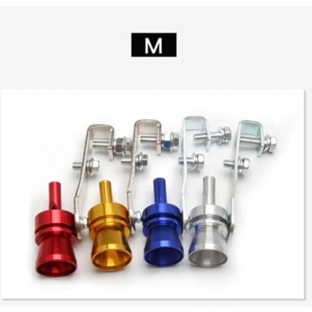 Pack Bilmodifiering Sonic Simulator Turbo Vissla Avgassrör Ljudgivare Svart M Storlek