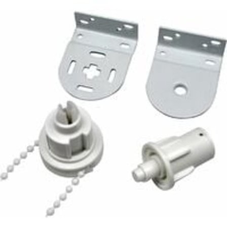 32 mm rullaverhon kytkimen korjaussarja 3,8 cm ulkoputkelle - Metalliset kiinnikkeet, helmiketju, max. paino 5 kg