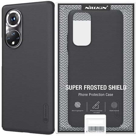 Nillkin Super Frosted Shield förstärkt fodral + ställ för Honor 50 Pro svart