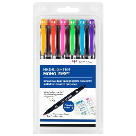 Tombow Highlighter MONO Edge 6-set