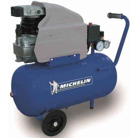 MICHELIN MB24 kompressor med tank 24 liter 2 CV 8 barer + inflationssats