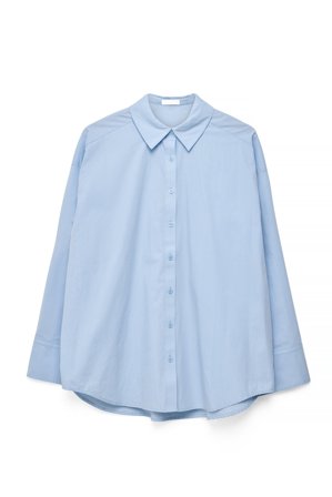 Alexia x NA-KD - Skjorte i bomullsblanding - Skjorter - Blå - EU 38