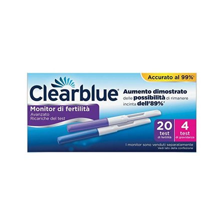 Clearblue Stick Fertilità 20+4 Test - Monitoraggio Ciclo Preciso