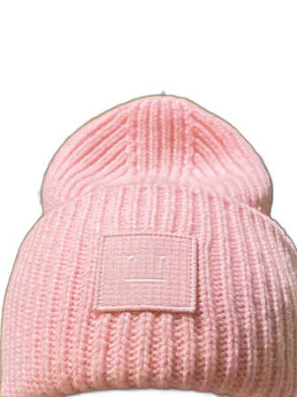 Acne mössa rosa