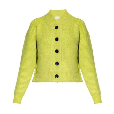 Proenza Schouler Ribbed cardigan Grøn, Dame Cardigans