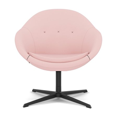 Varier Furniture Kokon Club - Pink Polyester - Black base