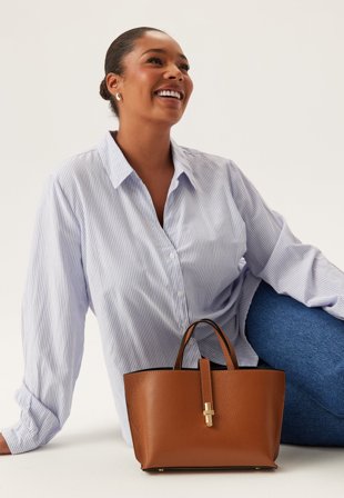 Latalia-Aversa Leather Handbag-Onesize