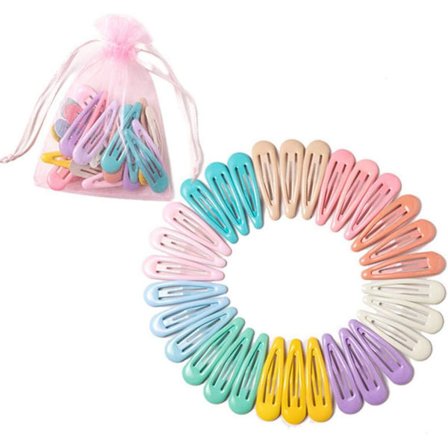 30 kpl Liukumattomat metalliset hiusklipsit, BB-hiusneulat, hiustarvikkeet lapsille, naiset