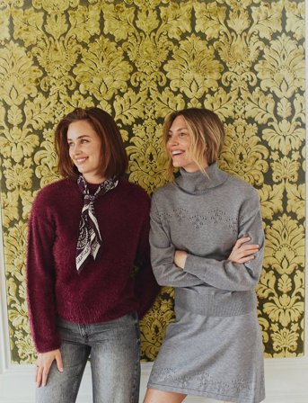 FREE/QUENT Fqcat-Pullover - Burgundy - XXL