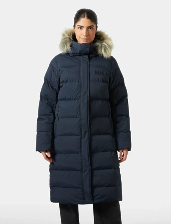 Helly Hansen W Aria Long Parka - Navy - S