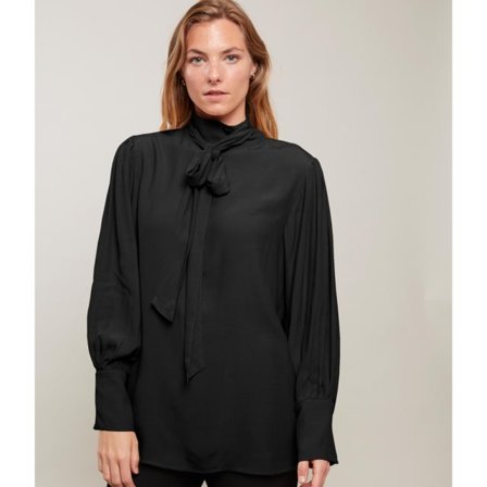 Milook Lisa Blouse Blusar Dam Svart S