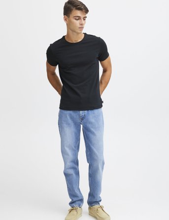Casual Friday Cfdavide Crew Neck Tee - Black - L