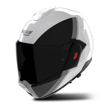 Nolan N120-1 Verniciatura Modular Helmet Pearl/Black/Grey Glossy M