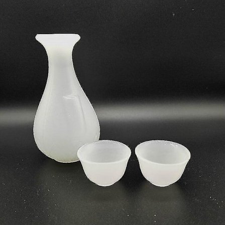 3st glas Jade vinkopp vit set| Gammaldags glas