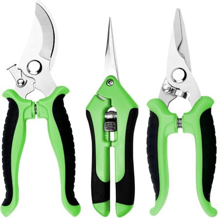 Havesaks fra Pieces, havesakse, blomstersakse til planter, blomster, grene, roser, bonsai, grøntsager, frugt