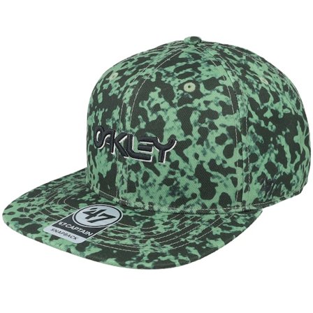 Oakley - Ellipse Hat Green Fragment Snapback Snapback Green Cap - @ Hatstore