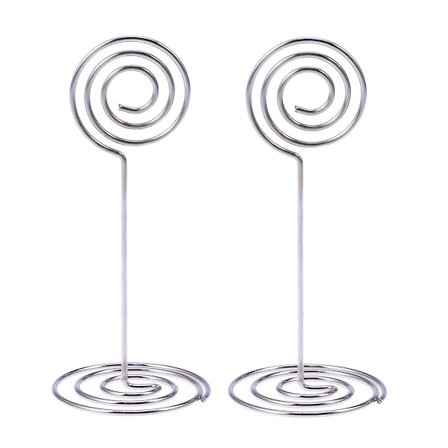 10 stk Mini Bilde Ramme Foto Holder Bordnummer Stativ Bordnummer Holdere [db]