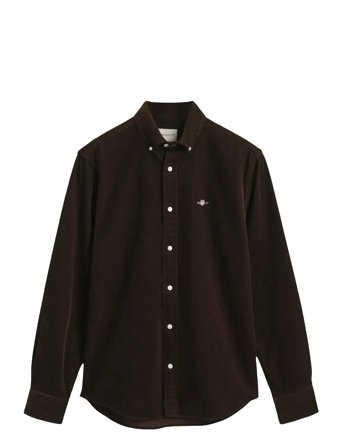 GANT Reg Corduroy Shirt - Brown - L