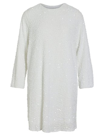 Vila | Viaria L/S O-Neck Open Back Dress/Ka | 38