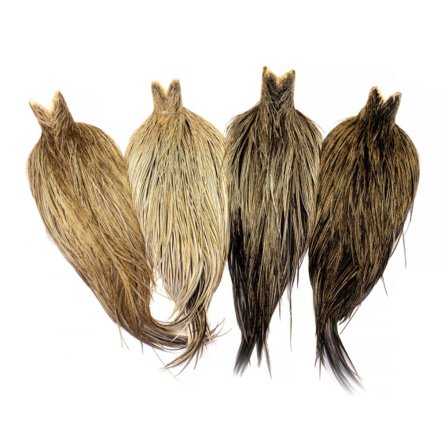 Whiting Heritage Hackle Cape - Badger Variant