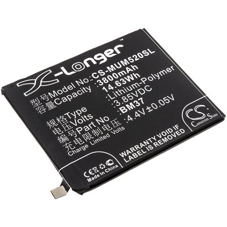 Batteri till SmartPhone, Mobil för Xiaomi, Mi 5s Plus ( International Version )