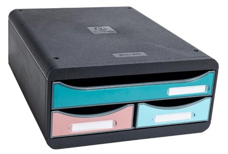 EXACOMPTA Blankettbox Skandi 3 lådor - Lyreco - Kontorsmaterial - Till skrivbordet - Blankettfack och Boxar