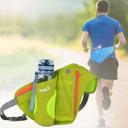 Multifunctional Outdoor Sports Water Bottle Running Waist Bag for Men Women as Fanny Pack