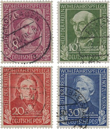 Tyskland 1949 - MICHEL 117-120 - Stemplet