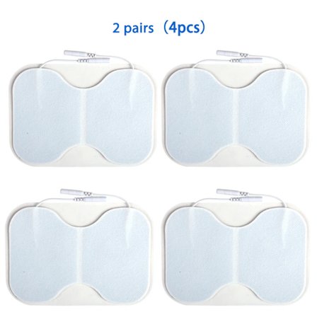 Självhäftande EMS-ersättningsplattor/elektroder för bröstfrekvens för elektrisk Tens-akupunktur bröstmuskelmassage~06344