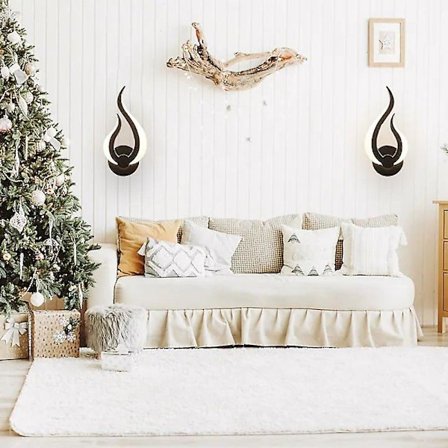 2 stk Moderne Akryl Vegglampe LED Dimmer