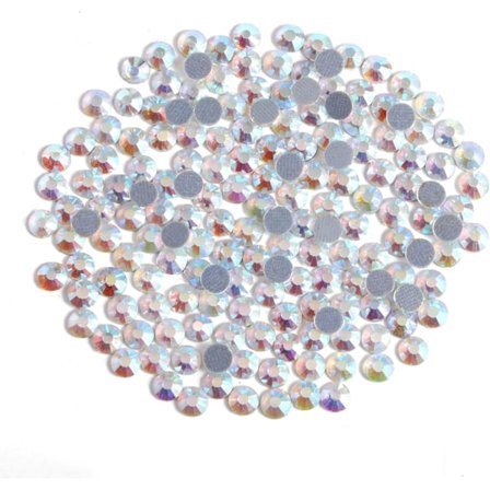 6000 st Hotfix Kristaller AB Rhinestones för DIY-hantverk, SS10 (2,7-2,9 mm) Kristall AB