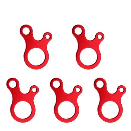 10 stk. Campingtelt Snor Reb Fastgørelse Guy Line Runner Carbin