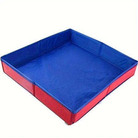 Bærbar, sammenklappelig sandkasse luftpude til udendørs brug
