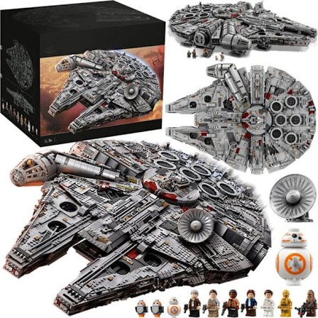 Star Wars Millennium Falcon Samlarmodell - DIY Byggsatser för Vuxna, Män & Kvinnor, Åldrar 18+ - - Star Wars Gåva