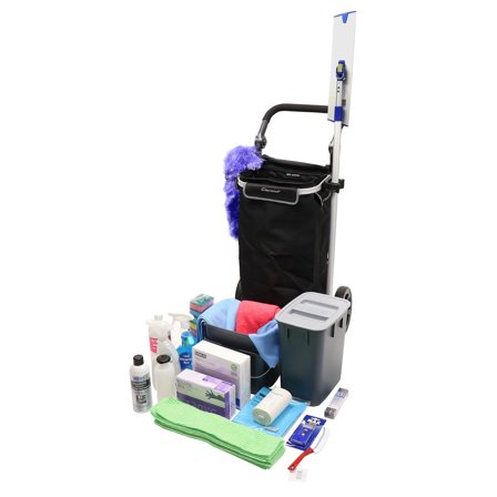 HYGIENTEKNIK Städvagn patrullvagn hemstäd komplett - Lyreco - Städ och hygien - Städvagnar - Städvagnar