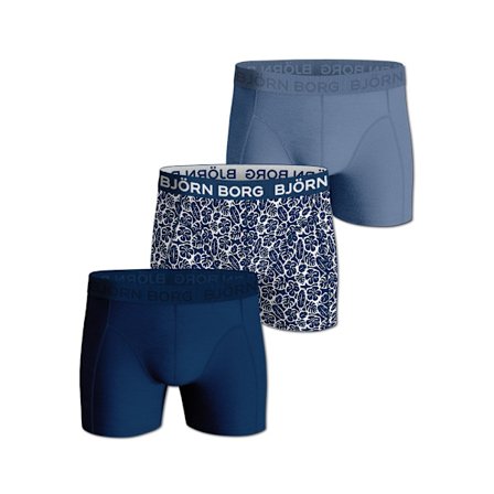 Boxer Multi 3-p Underwear Blue Male