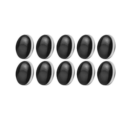 10 stk Magnetiske Gardinvekter Draperi Vekt Magnet Dusjgardinvekter Bunn For Duk Gardin, Svart