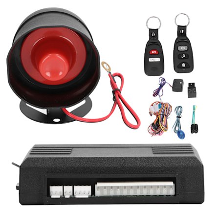 Bilalarm Sikkerhetssystem APP Bluetooth-kontroll Fjernstart Nøkkelfri inngang Universell for DC12V SUV-er Sedaner