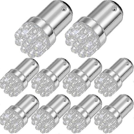 2024 10 Stk. 1004 Marine LED Erstatningspære 90 Pære For Båt Navigasjonslys Ba15d LED Pære For Båtlys Baug Hekk Marine LED Erstatning [DB]