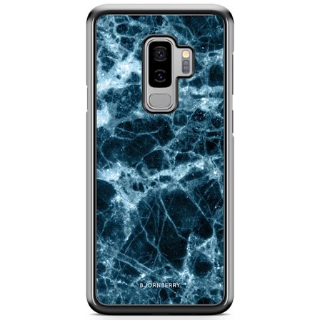 Bjornberry Skal Samsung Galaxy S9 Plus - Blå Marmor